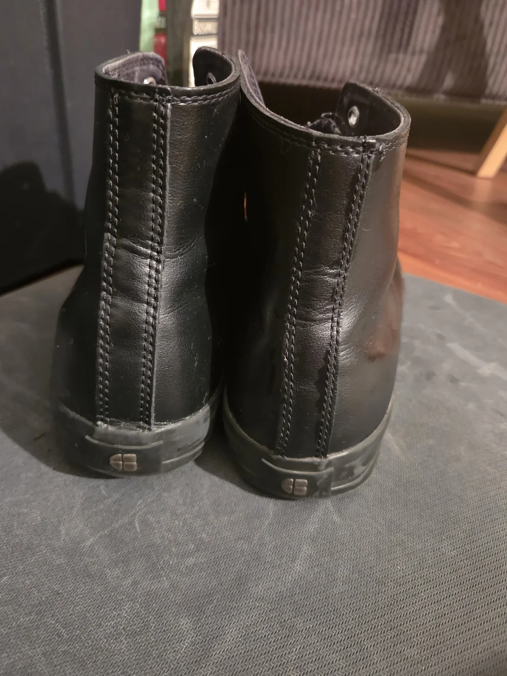 Men's Casual Black High-Top Sneakers